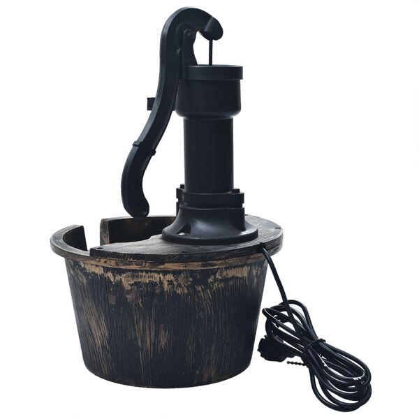 vidaXL Garden Water Fountain Bronze Plastic PP (polypropylene) Medium