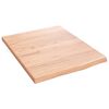 vidaXL Wall Shelf Light brown Solid Oak Wood Medium Durable Wall Shelf