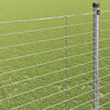 vidaXL Field Fence Gray 5.2'x 32.8'Steel