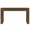 vidaXL Dining Table Brown oak Engineered wood Large Simple