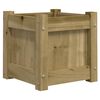 vidaXL Garden Planter Set of 2 Natural wood Vacuum-pressure treated pine
