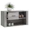 vidaXL Shoe Cabinet Gray Sonoma Engineered wood Medium Shoe Cabinet
