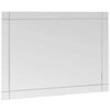 vidaXL Wall Mirror Transparent Glass Medium Decorative Inlays