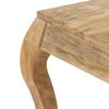 vidaXL Coffee Table Whitewashed Mango Solid Mango Wood Medium Simplistic