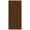 vidaXL Wardrobe Brown Oak Engineered Wood 35.4x19.7x78.7in Wardrobe