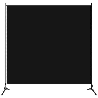 vidaXL 1-Panel Room Divider Black 68.9"x70.9"