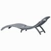 vidaXL Sun Lounger Gray