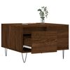vidaXL Coffee Table Brown oak Engineered wood, metal Medium Coffee Table