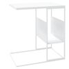 vidaXL Side Table White 21.7"x14.2"x23.4" Engineered Wood