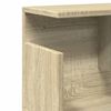 vidaXL Wall Cabinet Sonoma oak Engineered wood Medium Wall Mounted