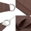vidaXL Sunshade Sail Oxford Fabric Rectangular 6.6x9.8' Brown