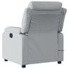 vidaXL Electric Massage Recliner Chair Light Grey