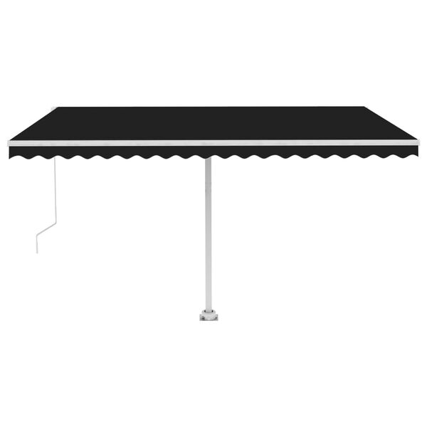 vidaXL Retractable Awning Anthracite