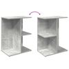 vidaXL Bedside Table Set of 2 Concrete Grey Engineered Wood Bedside Table