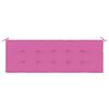vidaXL Patio Bench Cushion Pink 59.1x19.7x1.6" Oxford Fabric