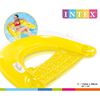 INTEX Inflatable Chair Yellow Vinyl Standard Cup Holders