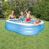 INTEX Inflatable Pool Blue and White Vinyl Large Inflatable Pool