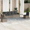 vidaXL Garden Sofa Set Grey