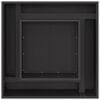 vidaXL Fire Pit Black 31.5" x 31.5" x 15.7" Cold-rolled steel