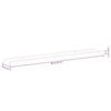 vidaXL Frame Ledge Shelf Set of 2 Black MDF 31.5 in Wall mounting