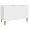 vidaXL Record Cabinet White Engineered wood Medium Record Cabinet