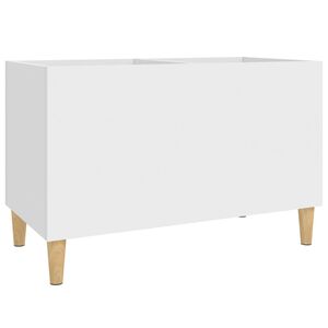 vidaXL Record Cabinet White Engineered wood Medium Record Cabinet