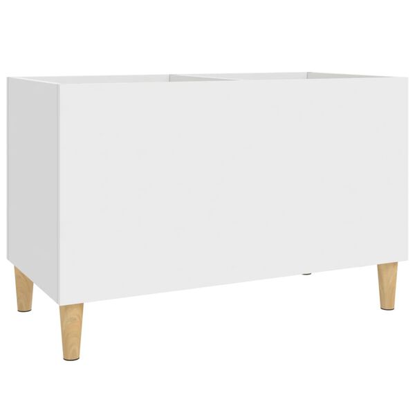 vidaXL Record Cabinet White Engineered wood Medium Record Cabinet