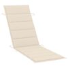 vidaXL Sun Lounger Grey Solid acacia wood Standard Collapsible