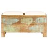 vidaXL Storage Bench Multicolored with shades of brown