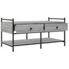 vidaXL Coffee Table Grey Sonoma Engineered wood, metal Medium