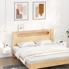vidaXL Wall-mounted Bedside Cabinet Set of 2 White Engineered wood