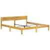 vidaXL Bed Frame Natural Mango Wood Solid Mango Wood 79 in Durable