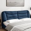 vidaXL Headboard Cushion Blue Fabric (100% polyester) 70.9 in