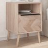 Finori Bedside Cabinet Sonoma oak Engineered wood, solid oak Compact