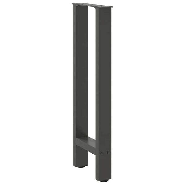 vidaXL Coffee Table Leg Set of 2 Anthracite Powder-Coated Steel