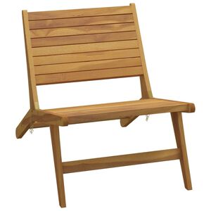 vidaXL Garden Chair Teak Solid teak wood Standard Foldable