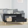 vidaXL Coffee Table Black Engineered wood Medium Coffee Table