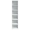 vidaXL Highboard White Engineered wood 72.8 in tall highboard Highboard
