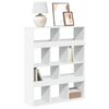 vidaXL Bookcase White Engineered wood 39.4x13.0x49.4 in Bookcase