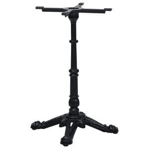 vidaXL Bistro Table Leg Black Cast Iron Standard Durable