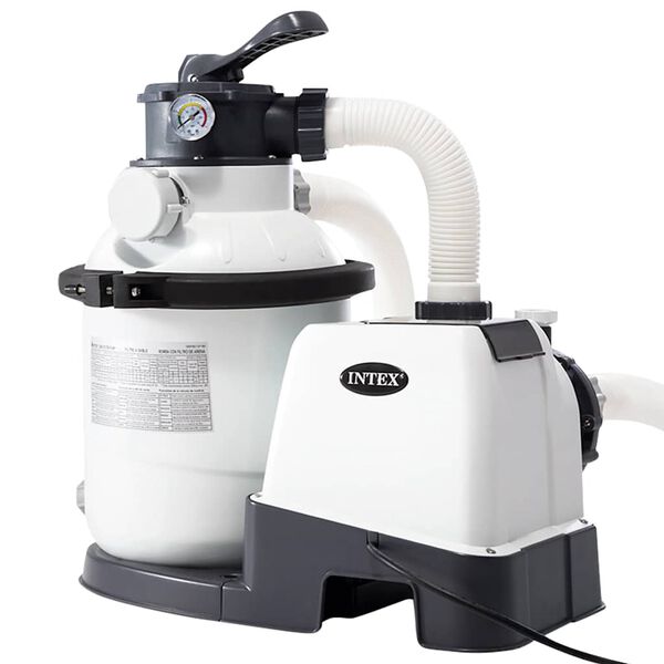 INTEX Swimming Pool Graphite grey High-density plastic Large Durable