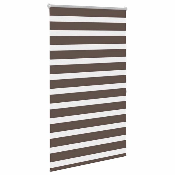vidaXL Zebra blind 80 x 68.9" coffee