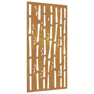 vidaXL Garden Wall Decoration Rusty Corten steel 41.3 in x 21.7 in