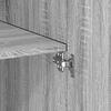vidaXL Highboard Gray Sonoma 31.5"x16.7"x72.8" Engineered Wood