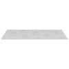 vidaXL Stair Tread Rectangular 4 pcs Silver 19.69 x 11.81 in Aluminium