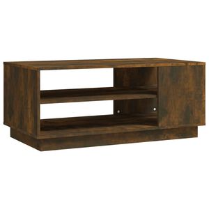 vidaXL Coffee Table Smoked Oak Engineered wood Medium Coffee Table