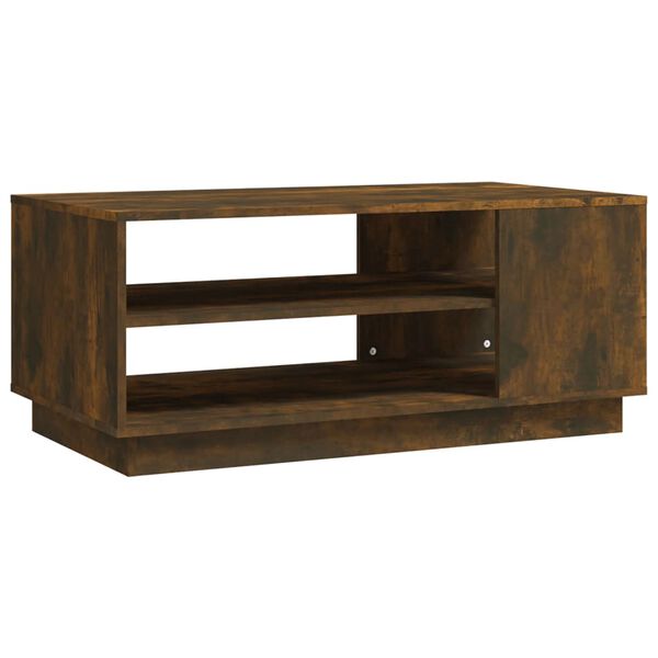 vidaXL Coffee Table Smoked Oak Engineered wood Medium Coffee Table