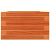 vidaXL Garden Planter Wax brown Solid pinewood Small-sized