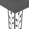 vidaXL Gazebo Anthracite Powder-coated steel frame, 100% polyester fabric