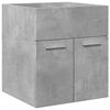 vidaXL Bathroom Furniture Set Concrete Grey, White